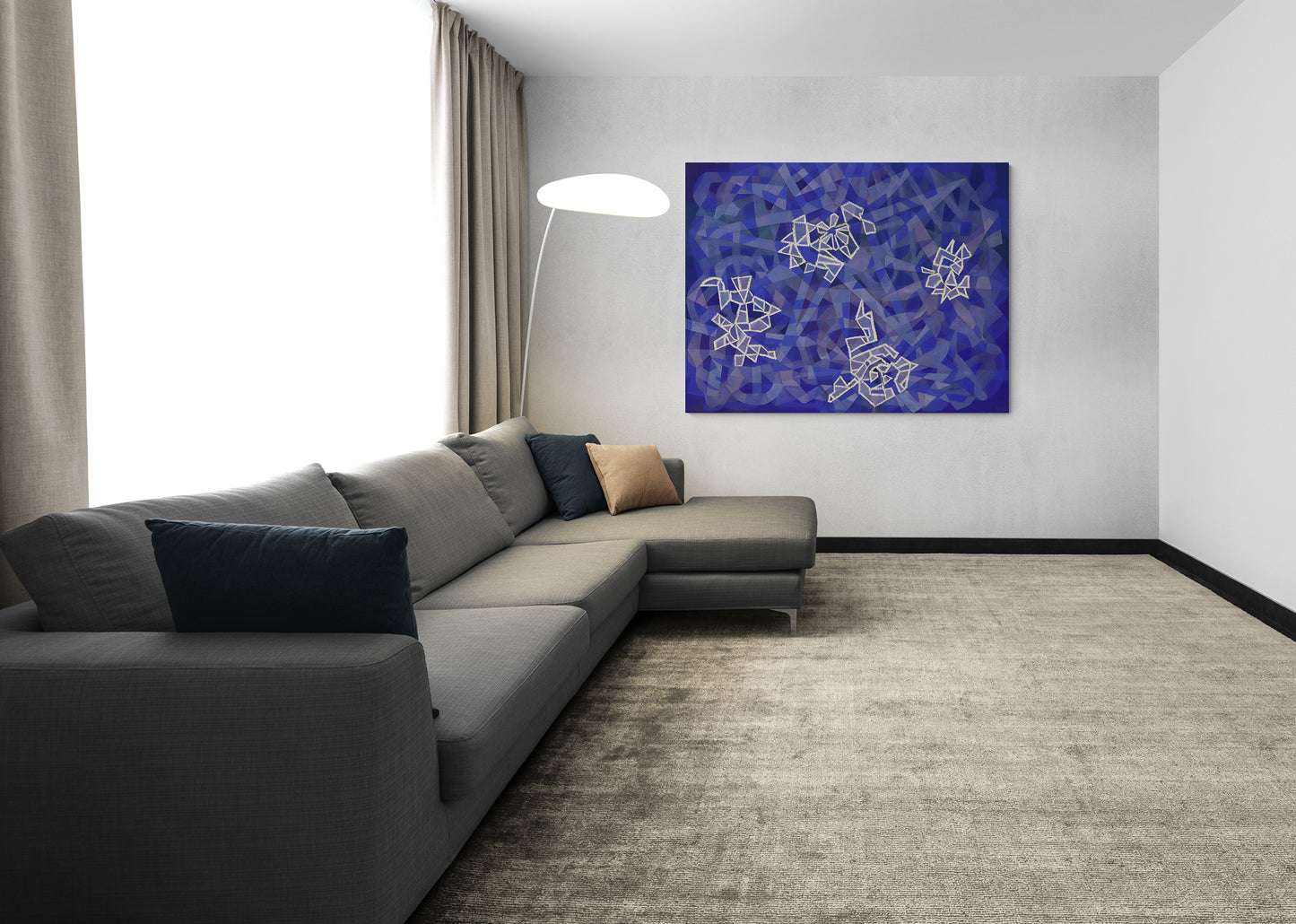 Sea Snow, Painting, 1990