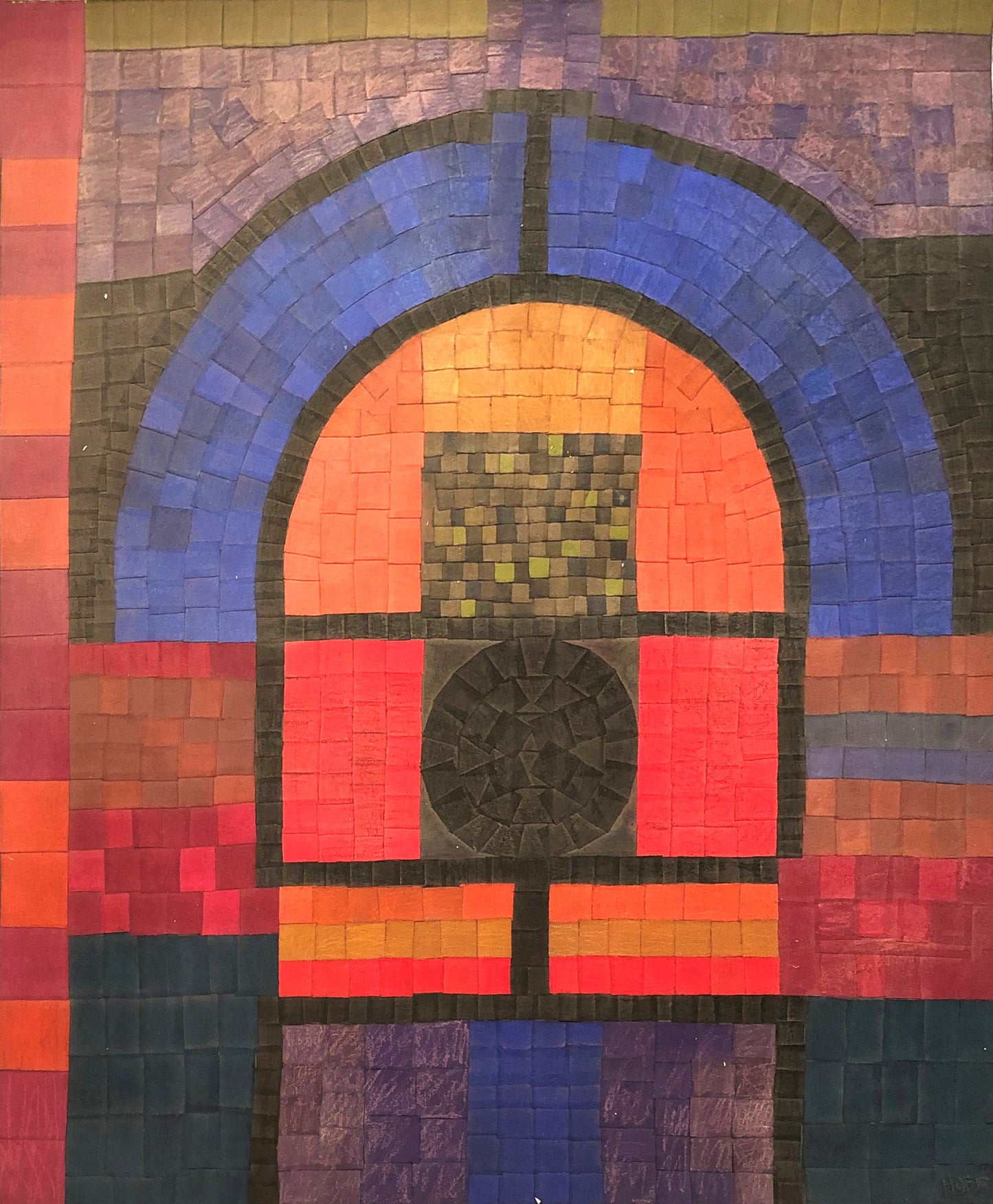 Secret Tunnel, Painting, 1989-1990