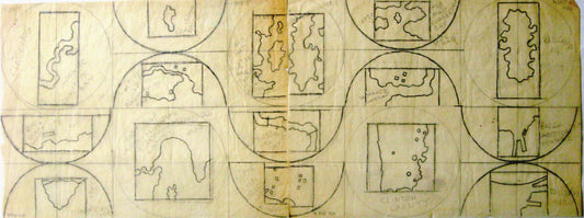 Untitled (Sketch for Mural), Drawing