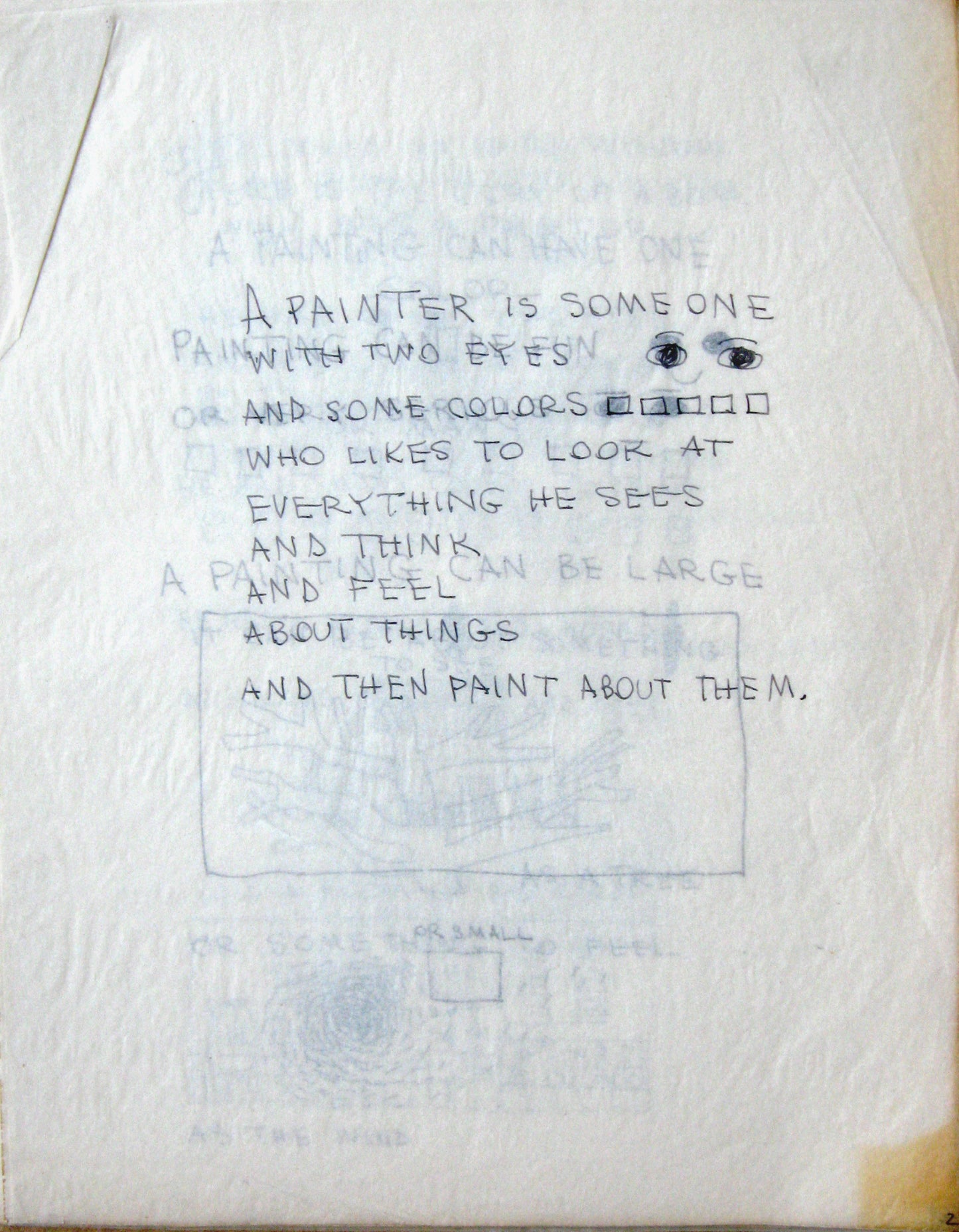 Untitled (Draft for story- 16 Pages), Drawing