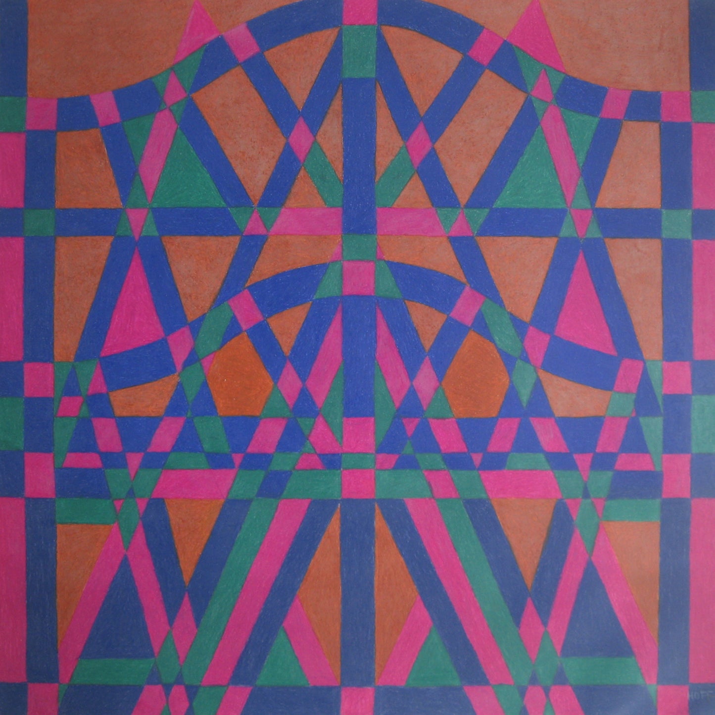 Woven Bridge (Pattern Series), Drawing