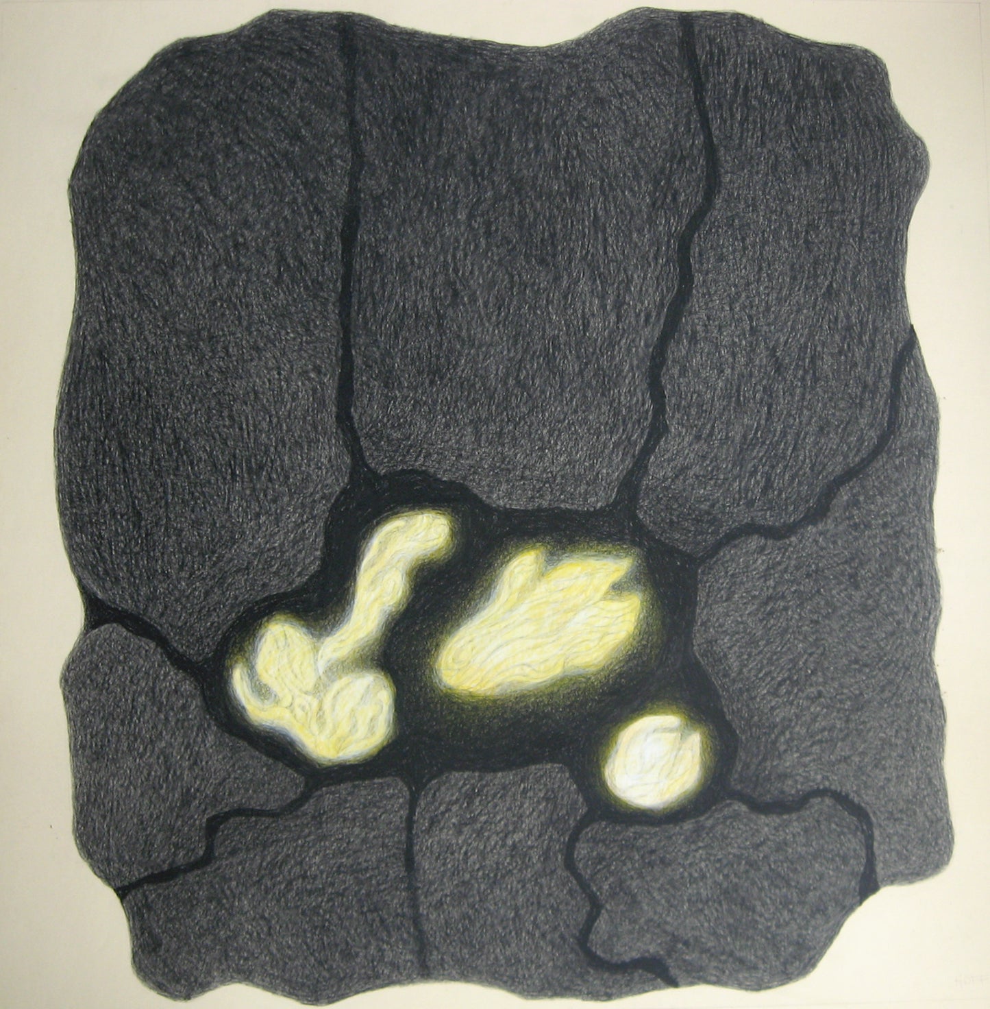 Black Top Yellow (Black Top Series), Drawing
