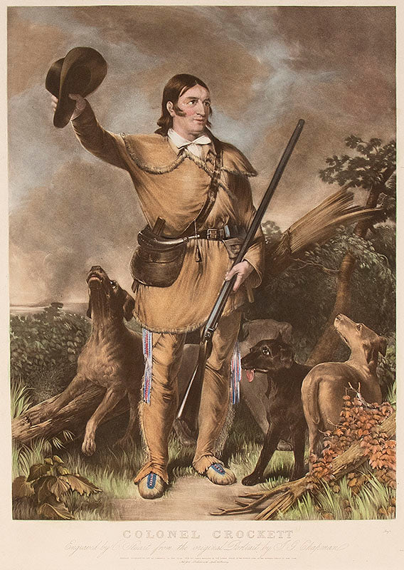 John Chapman (1808-1889) artwork for sale. Colonel Crockett (Davy Crockett), Print, circa, Denver, Colorado, Art Gallery)