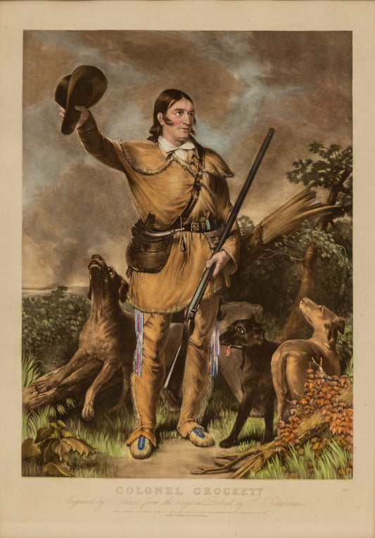 Colonel Crockett (Davy Crockett), Print, circa