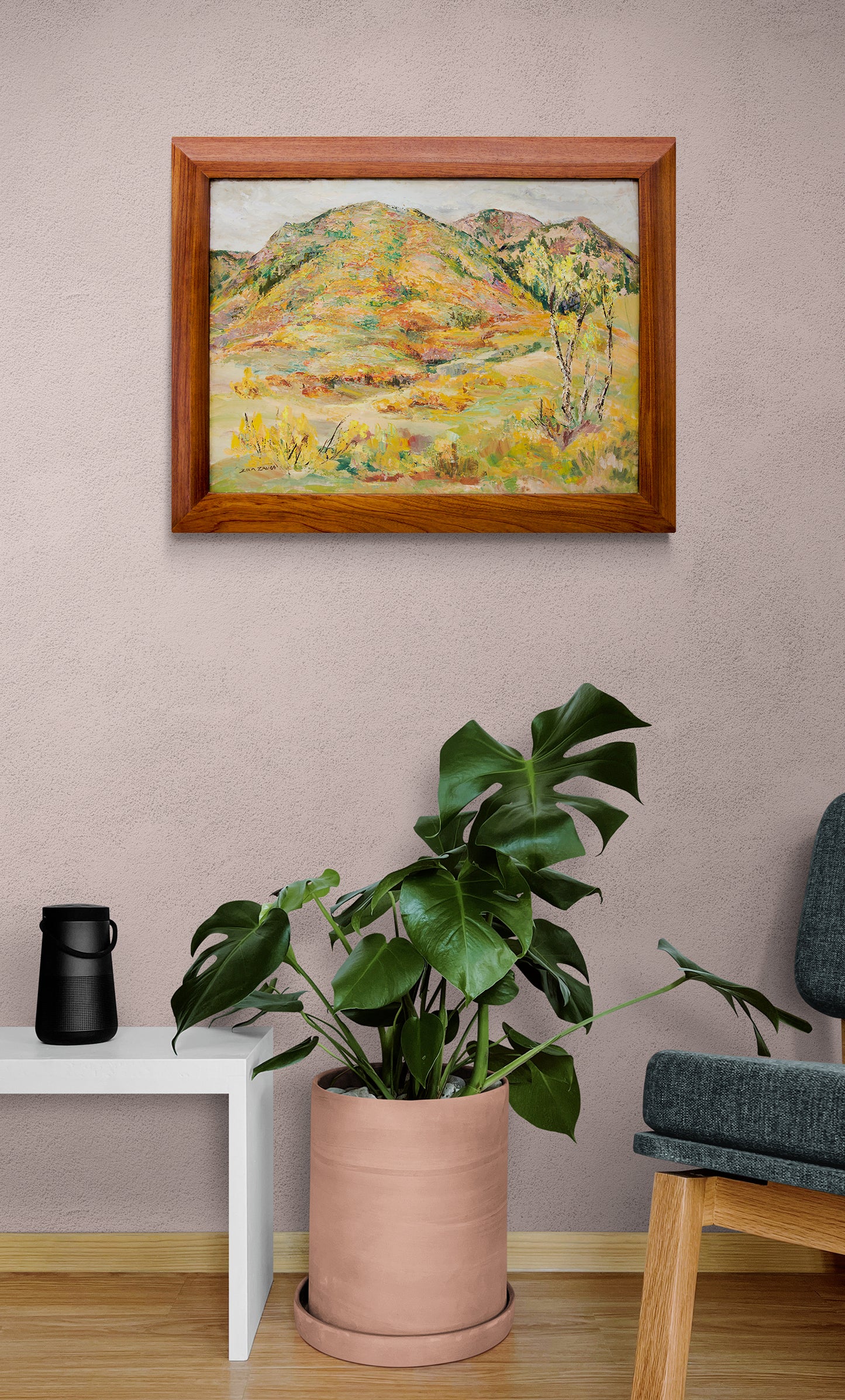 Untitled (Colorado Mountain Landscape, Autumn), Painting, circa 1950