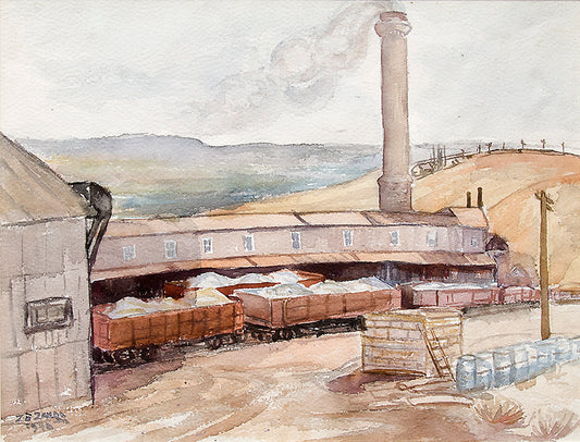 Golden Cycle Mine (Old Colorado City, Colorado), Painting, 1940
