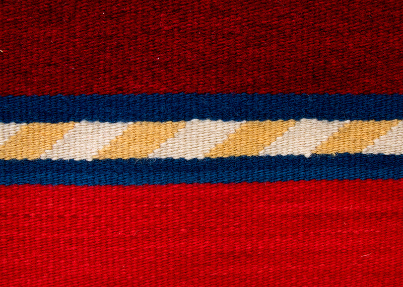 Hopi Serape woven by Ramona Sakiestewa, circa 1985-1990