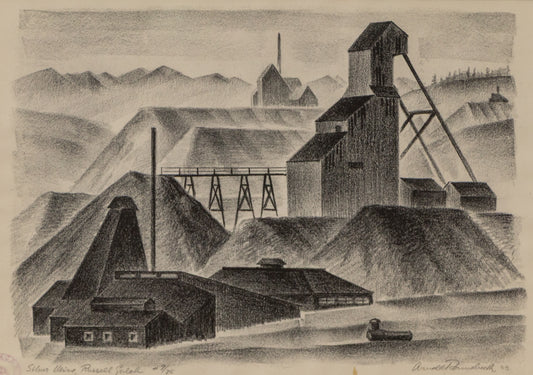 Silver Mine, Russell Gulch (Colorado), Print, dated 1933