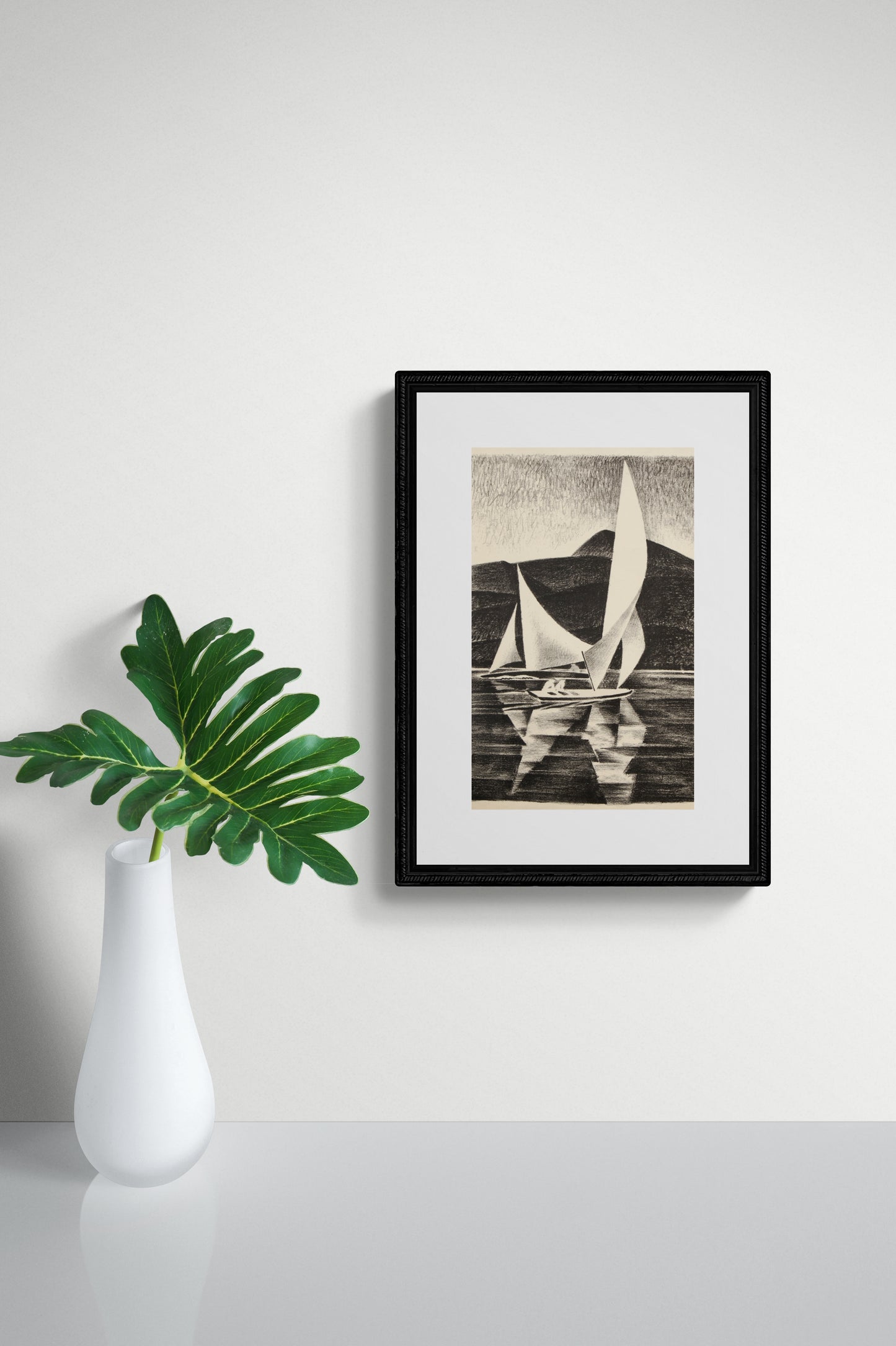 Grand Lake (Sailboats, Colorado), Print, 1932