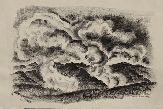 Clouds in the Rockies (Clouds and Mountains), Print, 1939