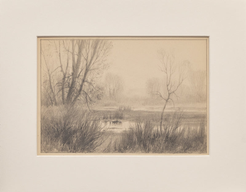Untitled (Platte River or tributary), Drawing, circa 1910