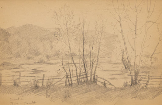 Untitled (Spring in Basalt), Drawing, circa 1910