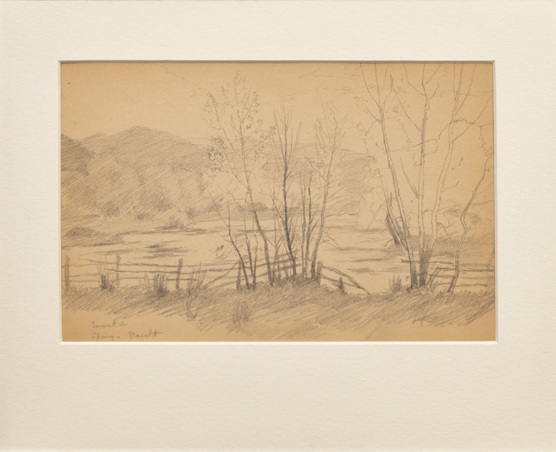 Untitled (Spring in Basalt), Drawing, circa 1910