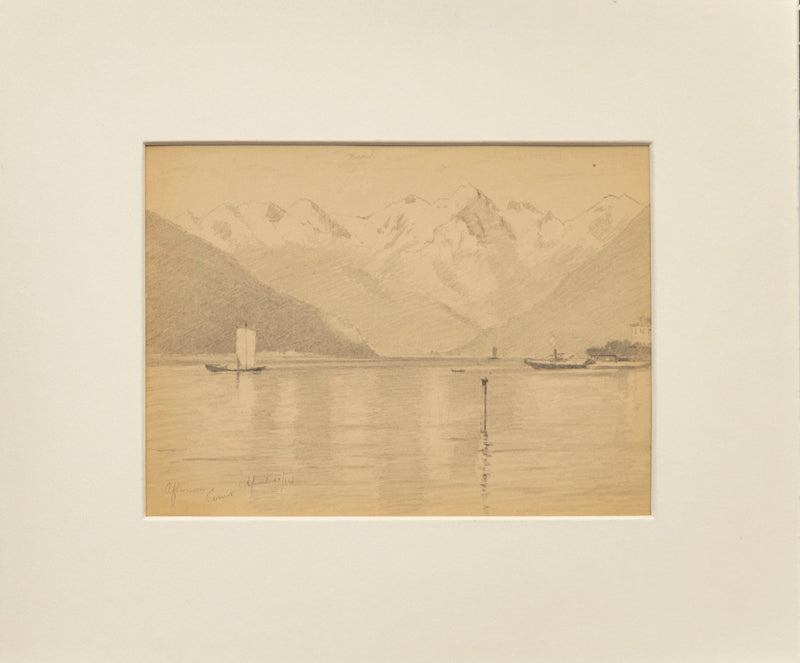 Afternoon, Como (Lake Como, Italy), Drawing, 1914