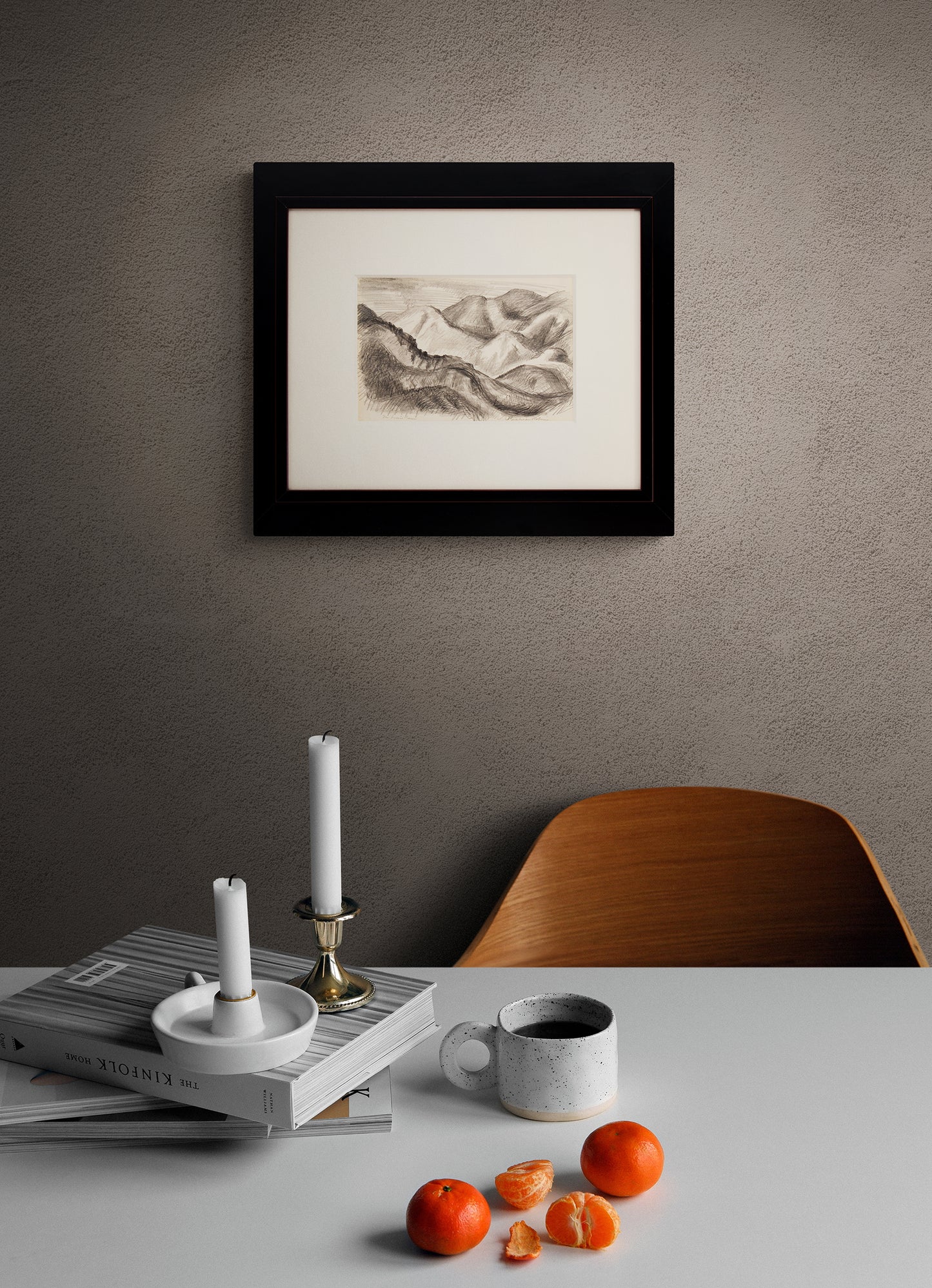 Untitled (Mountain Landscape, Colorado), Drawing