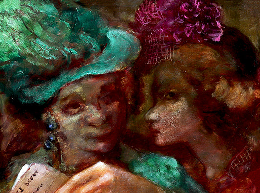 Opera Matinee (Two Women Whispering), Painting, 1948