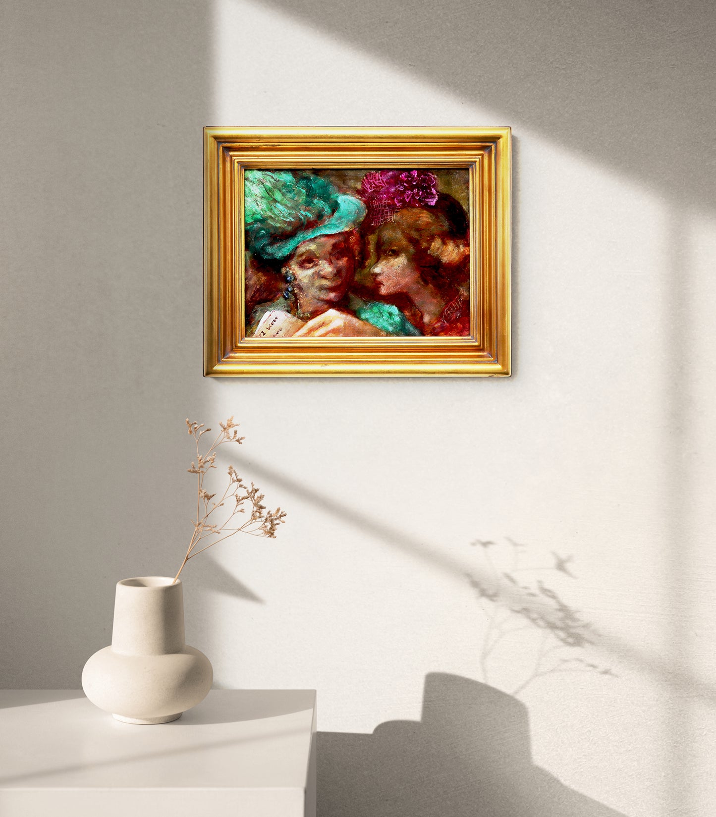 Opera Matinee (Two Women Whispering), Painting, 1948