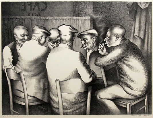 Card Players (16/100), Print, circa 1959