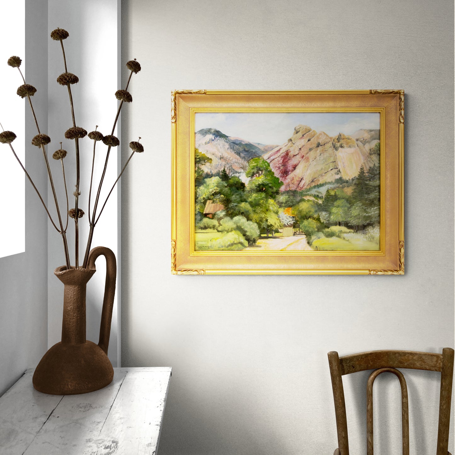 Untitled (Mountain Landscape in Summer), Painting, 1938