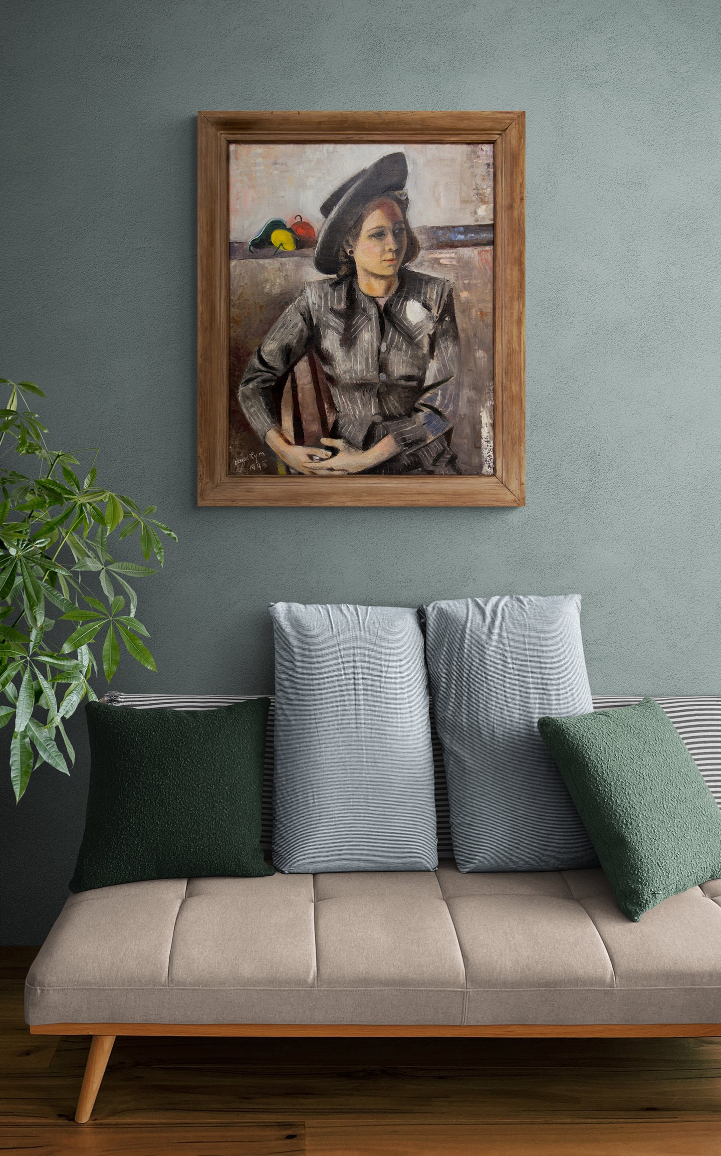 Untitled (Portrait of Bessy Lyon, Artist's Wife), Painting, 1945