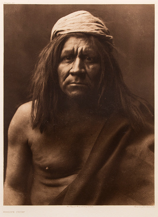 Mohave Chief, Portfolio #2, Plate #57, Photogravure, 1903