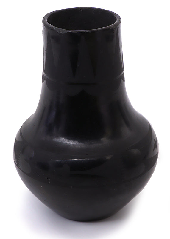 Blackware Pottery Jar, circa 1930