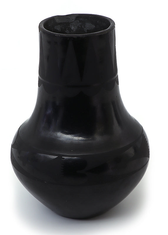 Blackware Pottery Jar, circa 1930