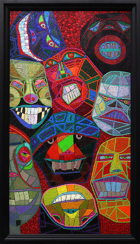 Masks, Painting, 1980