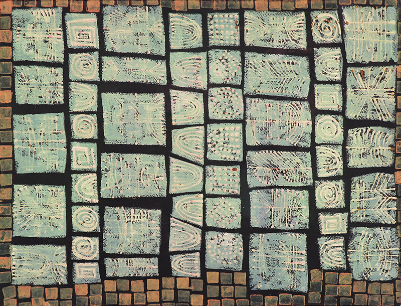 Edward Marecak (1919-1993) artwork for sale. Mystic Writing (Abstract in Green, Umber, and Black), Painting, 1946-1952, Denver, Colorado, Art Gallery)