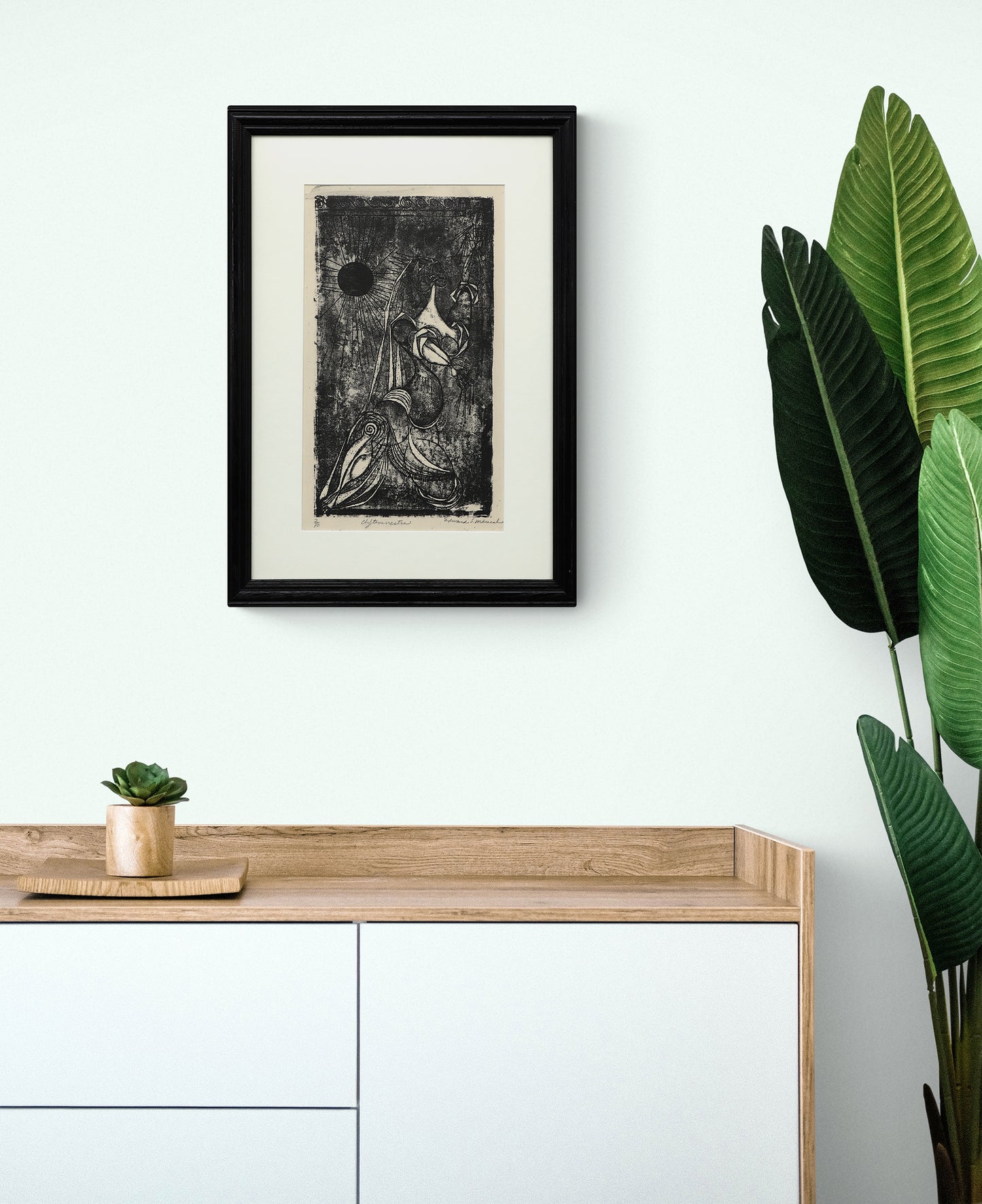 Clytemnestra (Abstracted Portrait of a Woman), Print, 1948