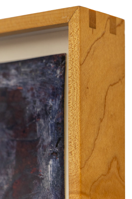 Untitled #17 (Abstract in Indigo, Blue, and Black), Painting