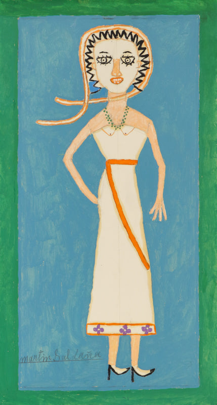 Woman and Green Necklace (Silhouette of a Woman), Painting, 1953-1965
