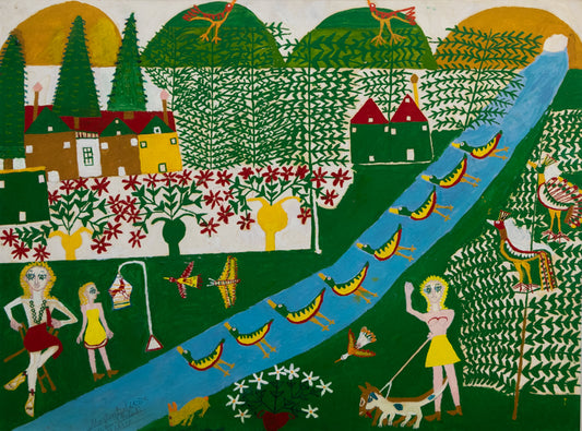 The River, San Luis Potosi, Mexico, Painting, 1953-1965
