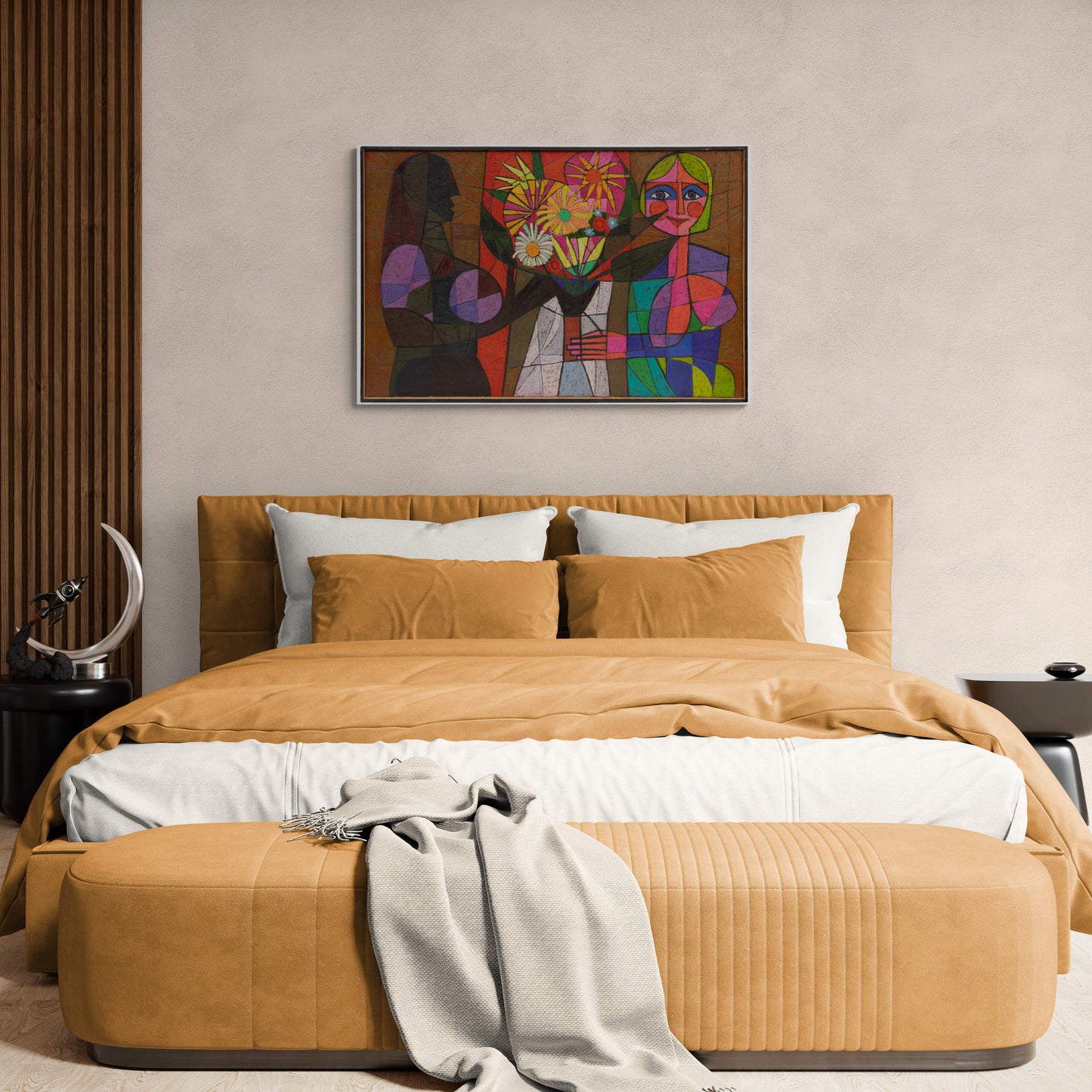 Demeter and Persephone (Goddesses Holding a Bouquet), Painting, 1966