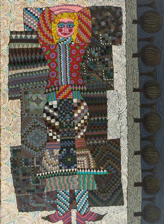 Edward Marecak (1919-1993) artwork for sale. Untitled (Lady Laying in the Park), Painting, 1990, Denver, Colorado, Art Gallery)