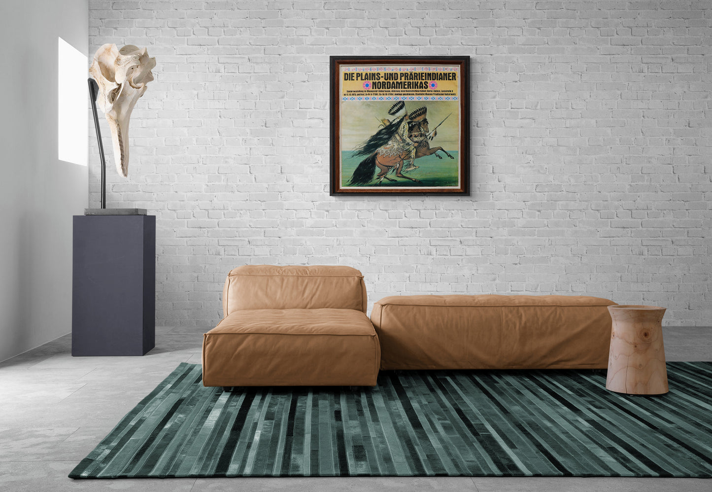 Die Plains- Und Prarieindianer Nordamerikas, Poster, 1973