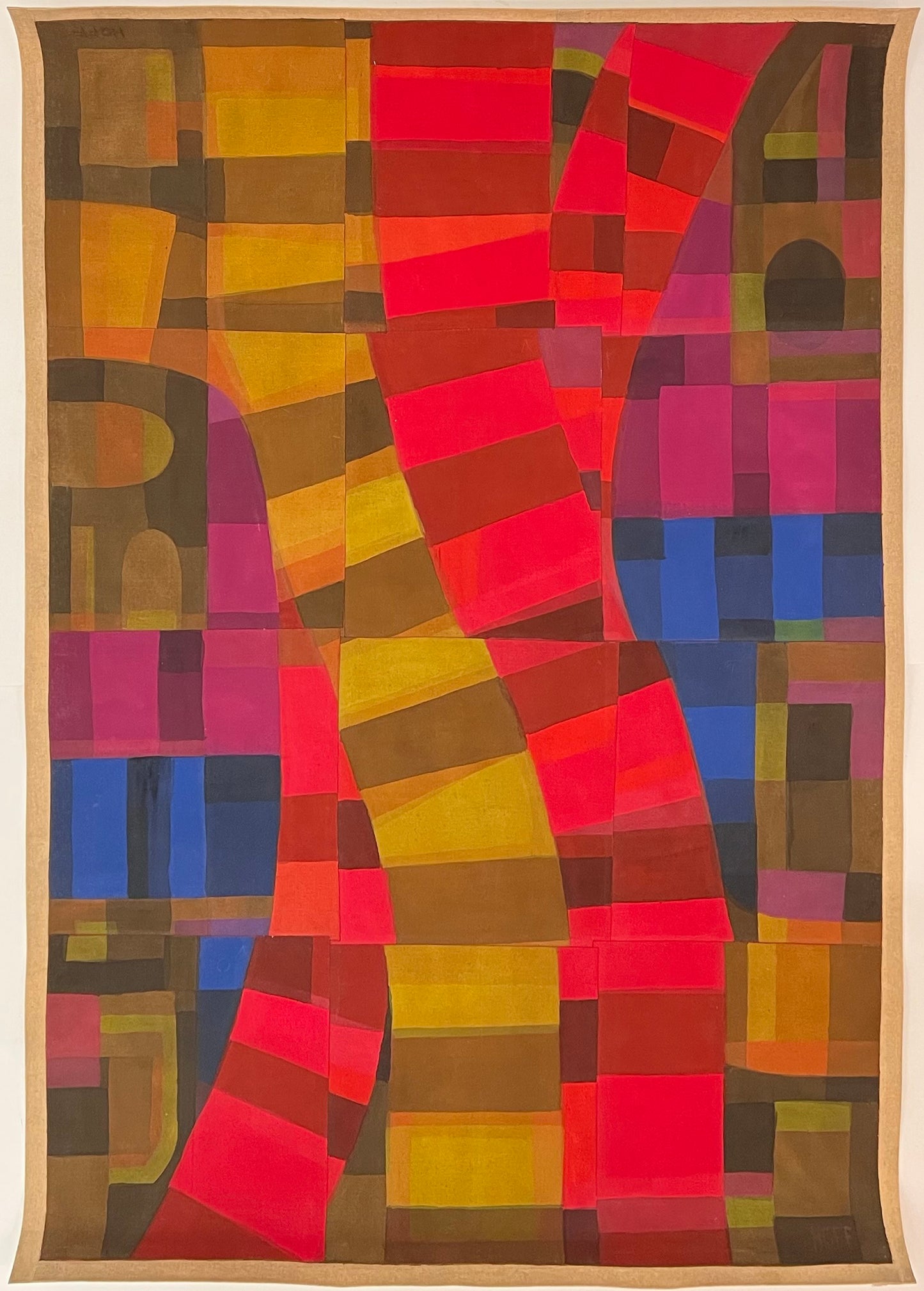 Highway West, Painting, 1987