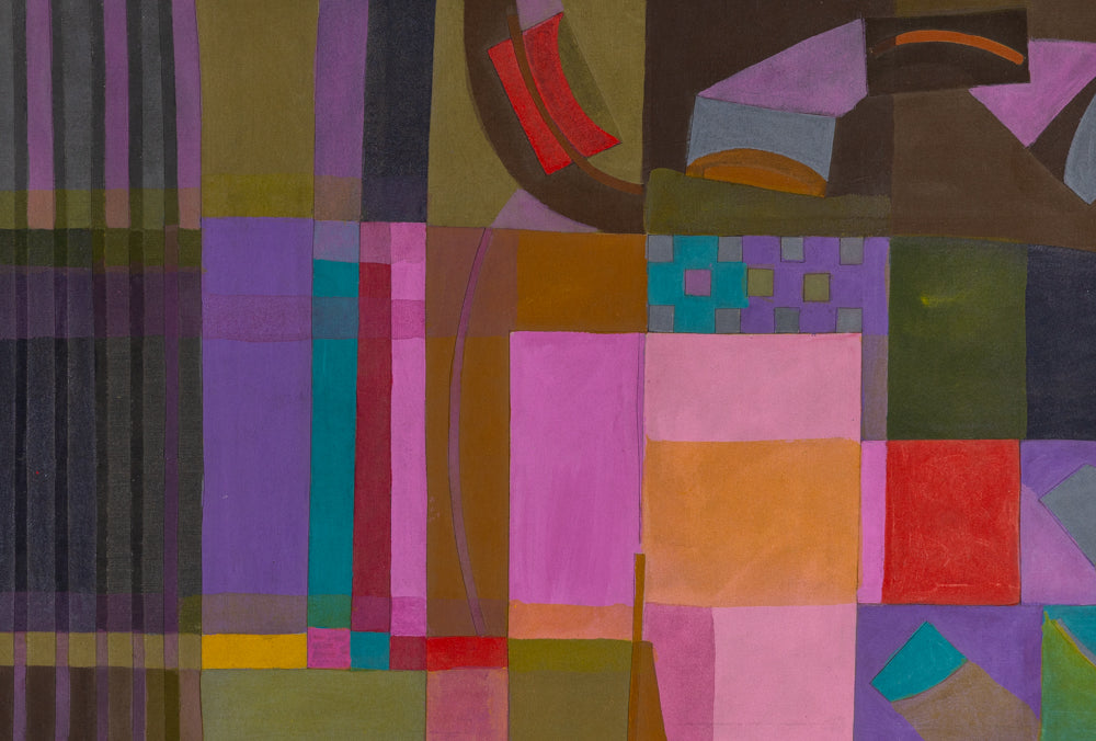 Patchwork Night, Painting, 1981