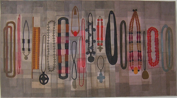 Untitled (Necklaces), Painting