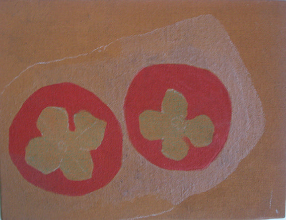 Untitled (2 Four Leaf Clovers), Painting