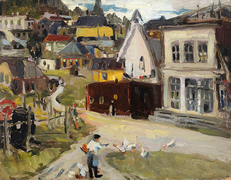 Adma Kerr (1878-1949) artwork for sale. Colorado Mountain Town, Painting, 1920-1940, Denver, Colorado, Art Gallery)