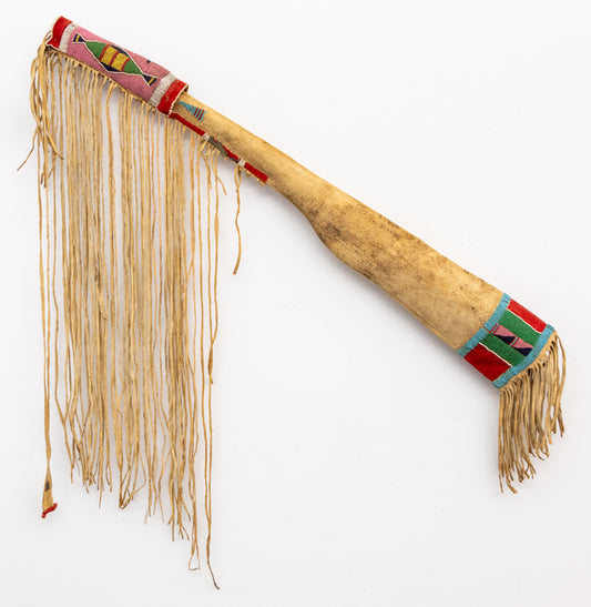 Classic Period Northern Plains Beaded Rifle Scabbard, circa 1865