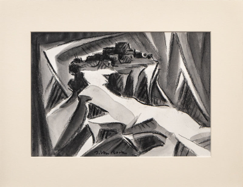 Walpi #16 (Hopi Village on First Mesa, Arizona), Painting, circa 2004