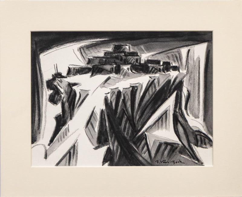 Walpi #18 (Hopi Village on First Mesa, Arizona), Painting, circa 2004