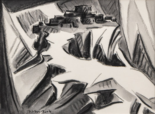 Walpi #20 (Hopi Village on First Mesa, Arizona), Painting, circa 2004