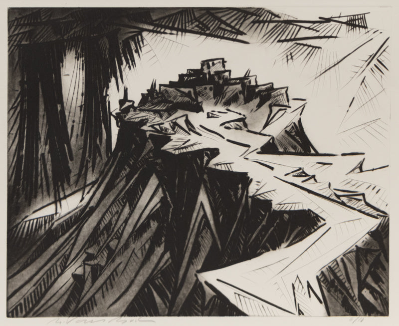 Walpi 6/10 (Hopi Village on First Mesa, Arizona), Print, 1991