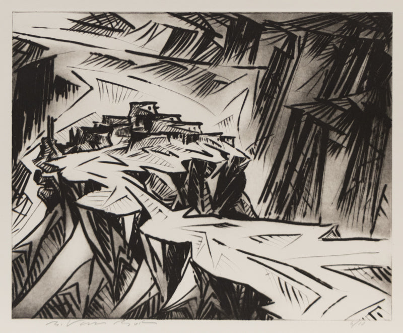 Walpi 6/10 (Hopi Village on First Mesa, Arizona), Print, 1991
