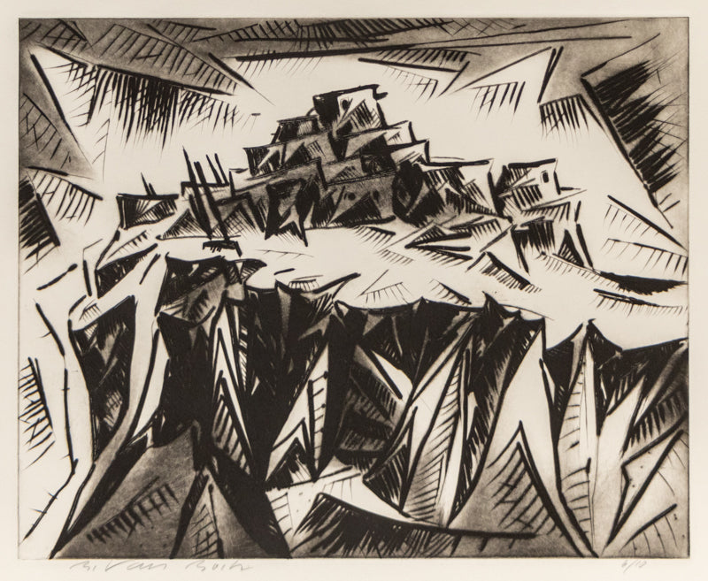 Walpi 6/10 (Hopi Village on First Mesa, Arizona), Print, circa 1991