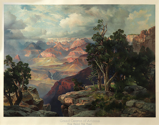 Grand Canyon of Arizona from Hermit Rim, Print, 1912