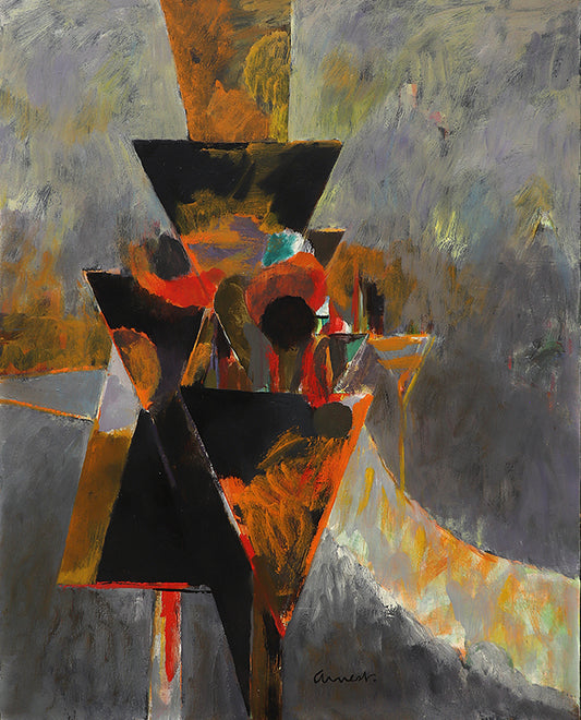Signals, Orange and Black, Painting, 1962